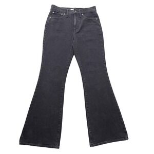 Madewell Perfect Vintage Flare Jeans Womens 27 Black High Rise
